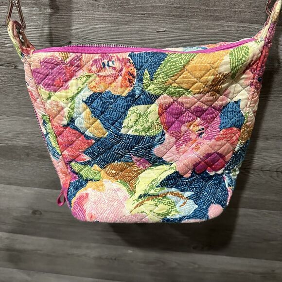 Vera Bradley Carson Mini Hobo Crossbody Superbloom - Picture 4 of 8